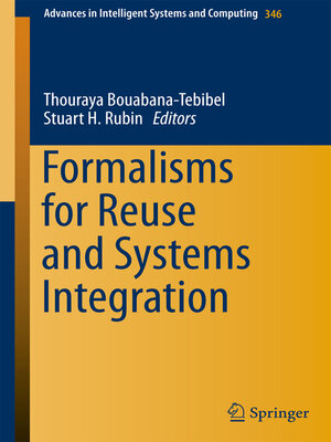 cover image of Formalisms for Reuse and Systems Integration
